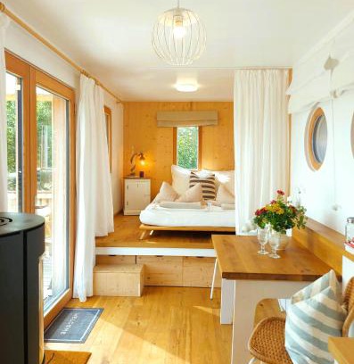 Drosendorf House | Boutique Loft "Mrs Green" im Thayatal, Tiny Haus