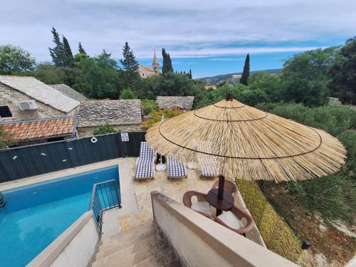 Dol House | Brač Island Holiday Home With Pool And Sea View
