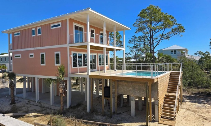 Indian Pass House | Brand New Beachfront Build, Private Pool, Pet-Friendly, Indian Pass Beaches