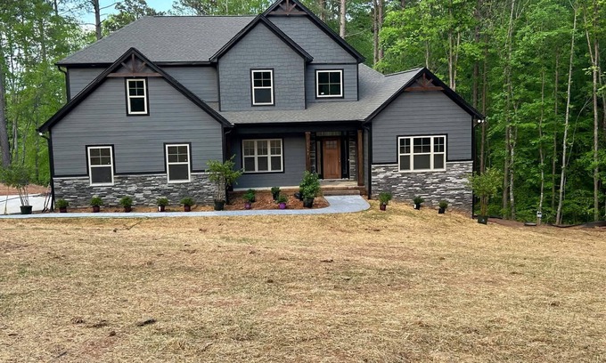 Catawba House | Brand New Luxurious 6BR Lake Norman Home w/Private Pool & Dock | Whispering Win