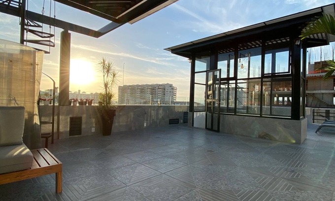 Emiliano Zapata Apartment | Brand New Old town A/C WIFI Roof top terrace/Poll Apt#3