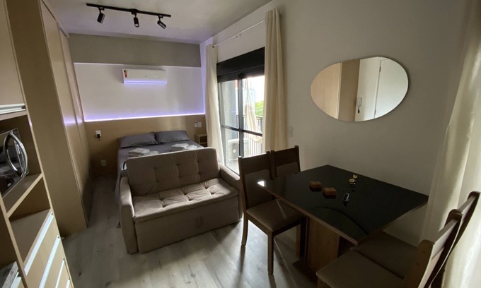 Consolacao Apartment | Brand new studio next. Av. São Paulo, with a gym, space and fast WIFI