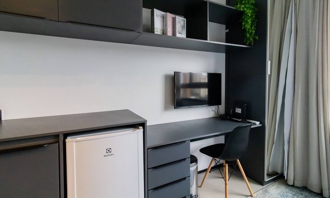 Perdizes Apartment | Brand New Studio with Rooftop Pool and Stadium View - VN 12