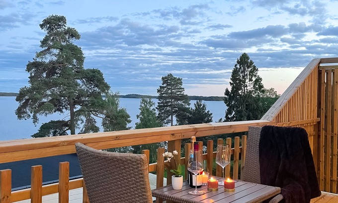 Upplands-Bro Municipality House | Breathtaking Lakefront Gem~Stunning View~Priv Pier
