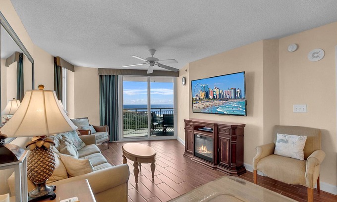 Myrtle Beach Condo | Breathtaking Ocean Views/Deluxe & Spacious 3 BR Condo /Spacious Living!*