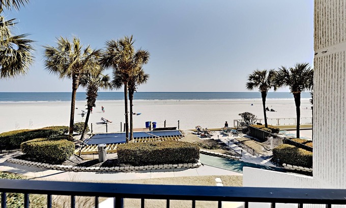 Myrtle Beach Condo | Brigadune 2C, Oceanfront Luxury, Poolside Retreat, Summer Awaits