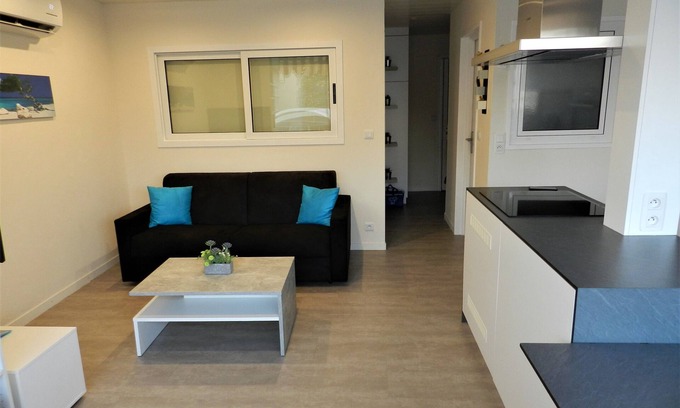 Golfe Juan Apartment | Bright air-conditioned apartment close to the beach and shops