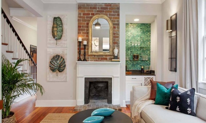Beach Institute House | Bright, Historic Restored Home | Whitefield Sq
