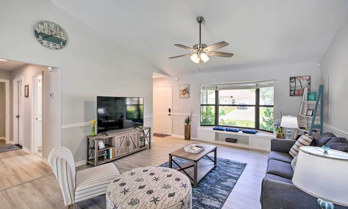 Sebastian Highlands Cottage | Bright Sebastian Home w/Pool ~ 7 Mi to Beach!