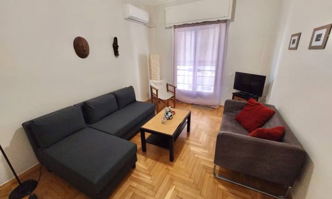 Ilisia Apartment | Bright & Spacious 1BR Apt Athens, Goudi