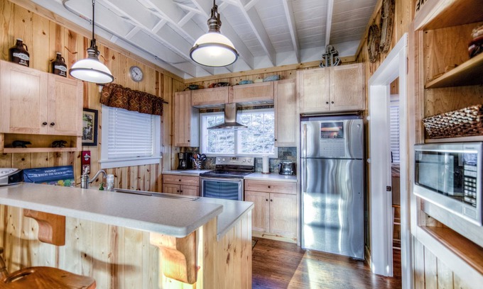 Elk Rapids House | Built 2016 air conditioned Home with Elk Lake water view.nWheelchair accessible