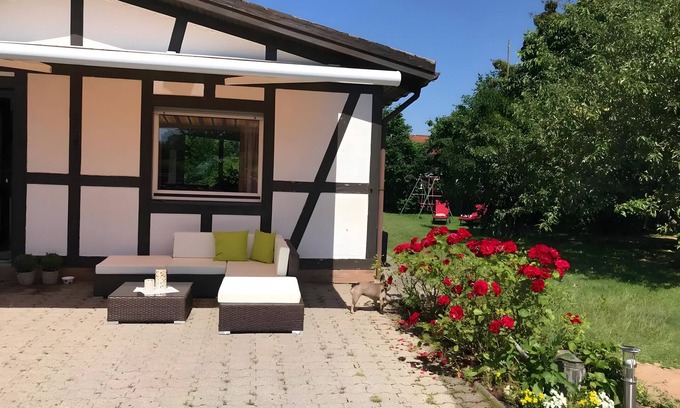 Scheid House | Bungalow 'Lili’s Auf Der Halbinsel' with Sea View, Private Terrace and Wi-Fi