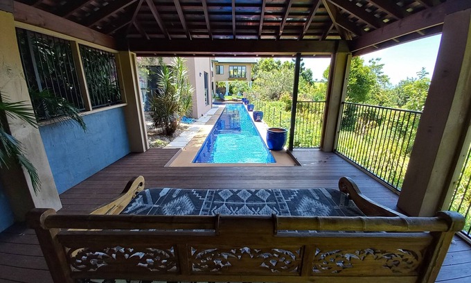 Ewingsdale Apartment | Byron Bay luxury living.Your very OWN lap pool!nLush privacy,exclusively yours!