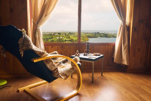 Ancud House | CABAÑA AZUL Y VERDE