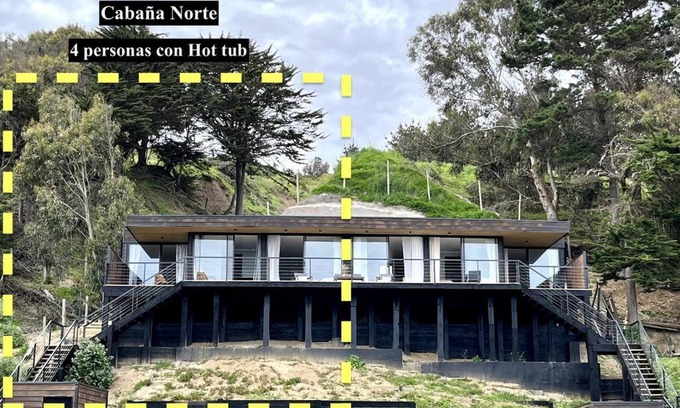 Matanzas House | Cabaña Pacífico Matanzas, lado Norte, sin cocina