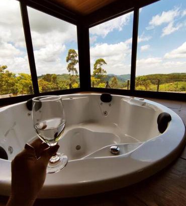 Capitao House | Cabana com hidro e natureza!