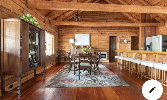 Panacea Cabin | Cabin By the Bay A unique authentic log cabin by the beach