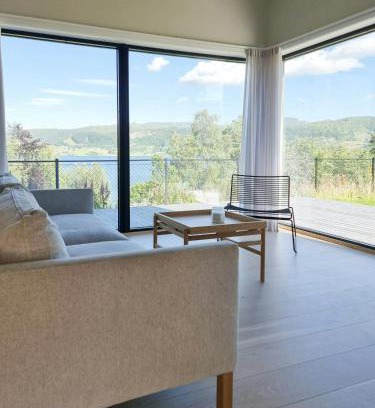 Hjelmeland House | Cabin By The Fjord With Rooftop Terrace On Randøy