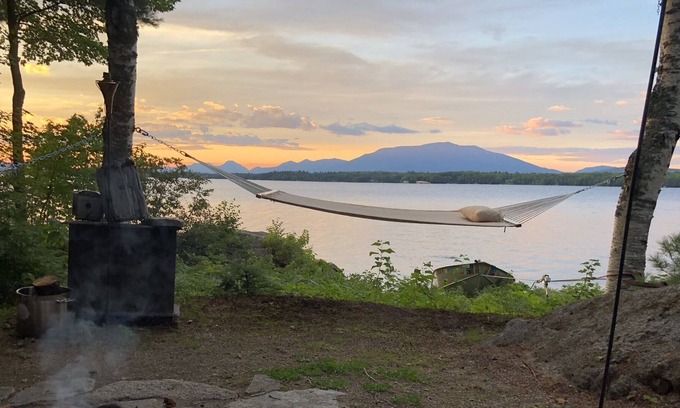 Millinocket Cabin | Cabin On Ambajejus Lake With Beautiful Views of Mt. Katahdi