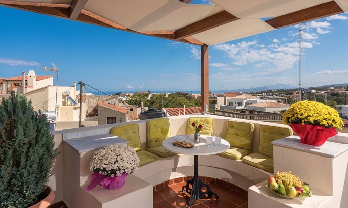 Atsipópoulon Apartment | Calergi Residence 5- 1BDR Ap/t-Panoramic Terrace -Pool Paradise -MONTHLY OFFERS