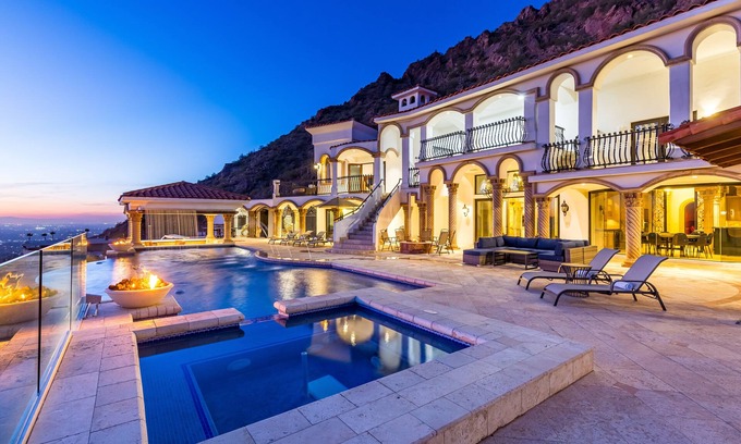 Camelback East House | Camelback’s Highest Mansion with Spa, Pool, Gym, and Breathtaking Views