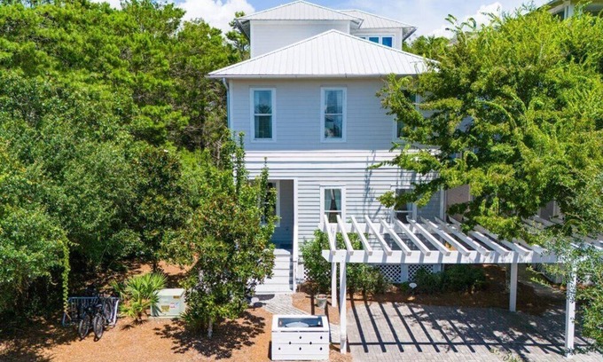 Seacrest House | Camp Creek home w/bikes, pool, deeded beach access close to Alys & Rosemary