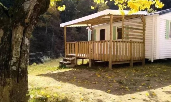 Saint-Vincent-de-Durfort House | Camping maeva Escapades Coeur d'Ardèche * - Mobile Home 3 Rooms 4 People + TV