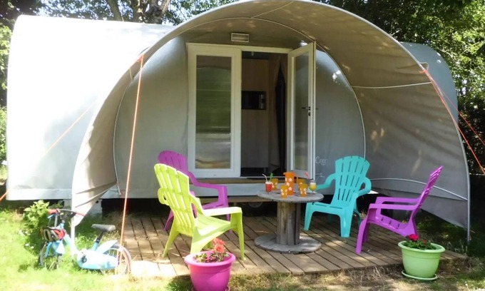 Guillac House | Camping des Cerisiers* - Coco Sweet 2 Rooms 2/4 People Without sanitary facilities