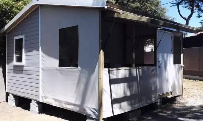 Saint-Michel-Chef-Chef House | Camping du Bord de Mer * - Tithome Semi-canvass Eco bungalow 2 bedrooms 5 people