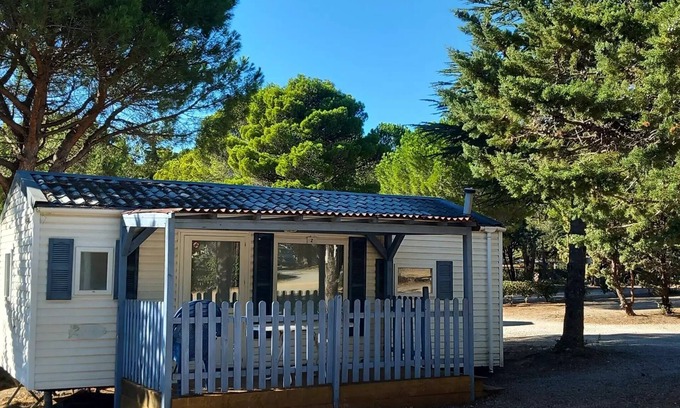 Fabrezan House | Camping Le Pinada * - Mobil Home BLUEET, VIOLETTE, CAPUCINE - 2 bedrooms - 28m2 4 people