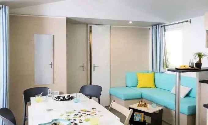 Pont-de-Poitte House | Camping Les Pêcheurs* - Mobile home Family XL 4 rooms 6/7 people Air-conditioned