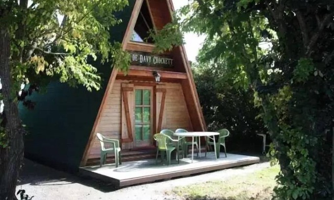 Sallertaine House | Camping Les P'tites Maisons dans la Prairie * - Cabane David Crockett 4 people