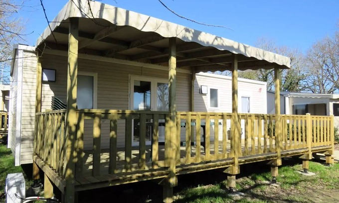 Sallertaine House | Camping Les P'tites Maisons dans la Prairie * - Premium 4/6 pers. - 2CH - DRAPS/SERVIETES/WIFI INCLUDED 6 persons