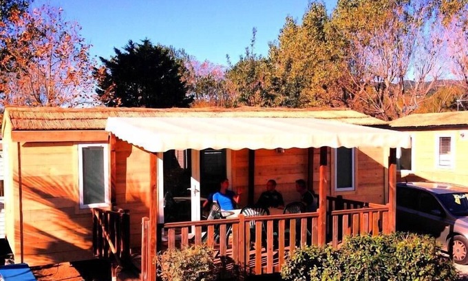 Les Restanques House | Camping Les Prairies de la Mer ***** - Exotic Lodge 3 Rooms 4 People