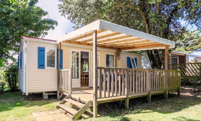 L'Aiguillon-sur-Vie House | Camping maeva Escapades Parc de la Grève **** - Mobile Home 3 Rooms 4 People