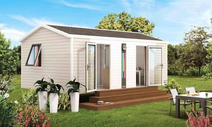 Savignac-les-Ormeaux House | Camping Paradis La Marmotte** - Mobile Home Bahia Solo Modulo 2 Rooms 2 People