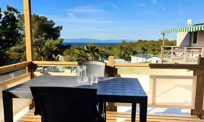 Giens House | Camping Tikayan Le Méditerranée * - Mobile home Tennessy Confort 2 rooms 2 people Air-conditioned