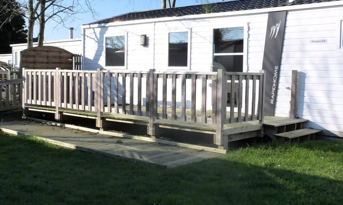 Erquy House | Campsite Des Hautes Grees * - Mobil Home comfort PMR 2 bedrooms with terrace 4 people