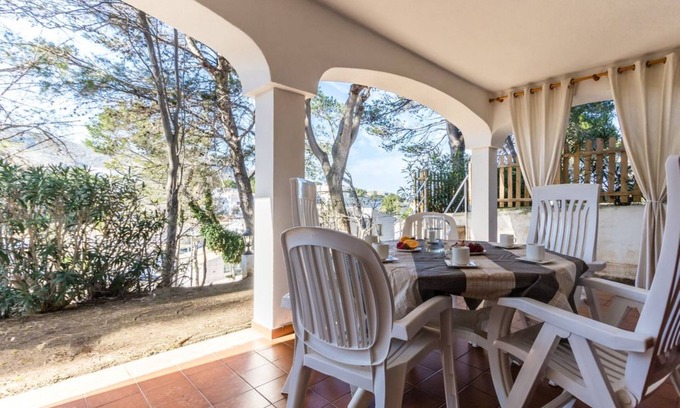 Cala San Vicente Villa | "Can Botana 9" with Mountain View, Pool, Air Conditioning, Balcony & Garden