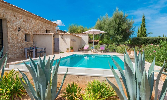 Costitx Villa | CAN PINA - ECO CASCADA - Villa with private pool in Costitx. Free WiFi