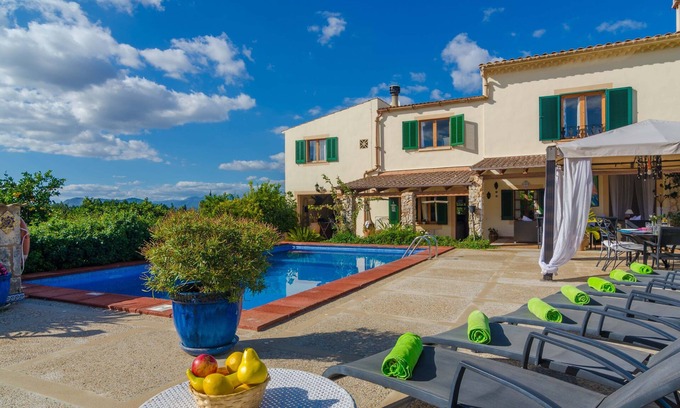 Muro Villa | CAN RIUS - Villa with private pool in MURO. Free WiFi