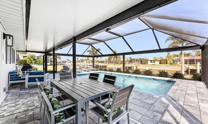 Punta Gorda House | Capri- Waterfront Retreat | Pool-Dock-Bikes-Kayaks