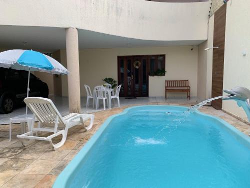 Capim Macio House | Casa 3 suítes com piscina