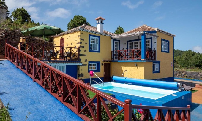 Puntallana House | CASA ALBA, casa rural con piscina-spa climatizada hasta 34º gratuito y vistas al mar
