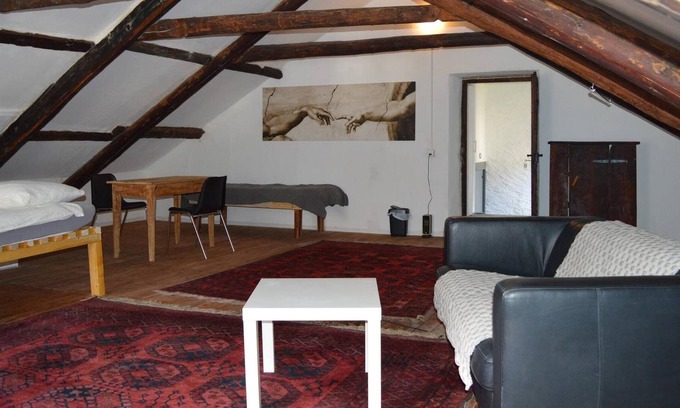 Cavergno Apartment | Casa Coerente Cavergo attic room