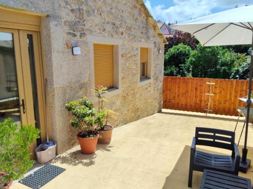 Laxe House | Casa con terraza a 100m de la playa