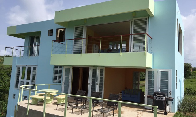 Villa Borinquen House | " Casa de Falcon " On A Breezy Hill With Spectacular Views Of The Ocean