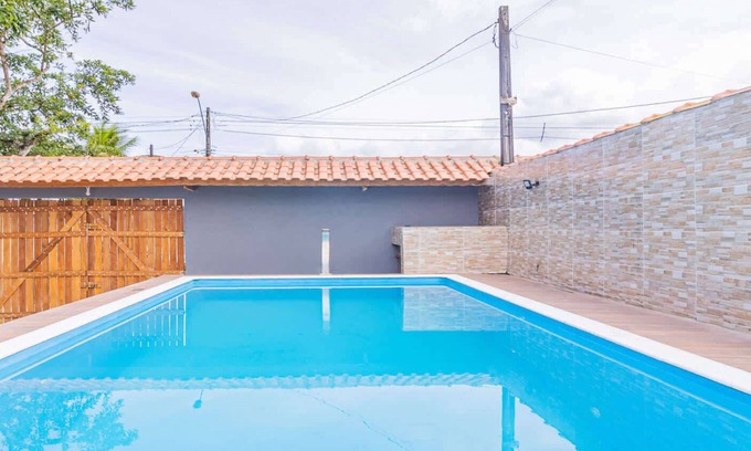 Balneario Mogiano House | Casa em Bertioga com piscina a 700m da praia