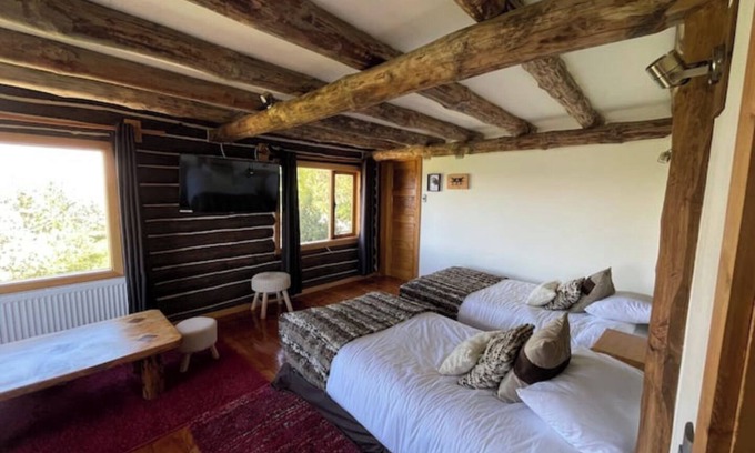 Nercon Cabin | Casa Familiar with spectacular views of the Fiordo