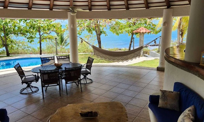 El Transito Villa | Casa Lighthouse beachfront with pool and a 3rd story view outdeck